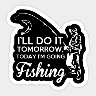 Fishing Today Sticker